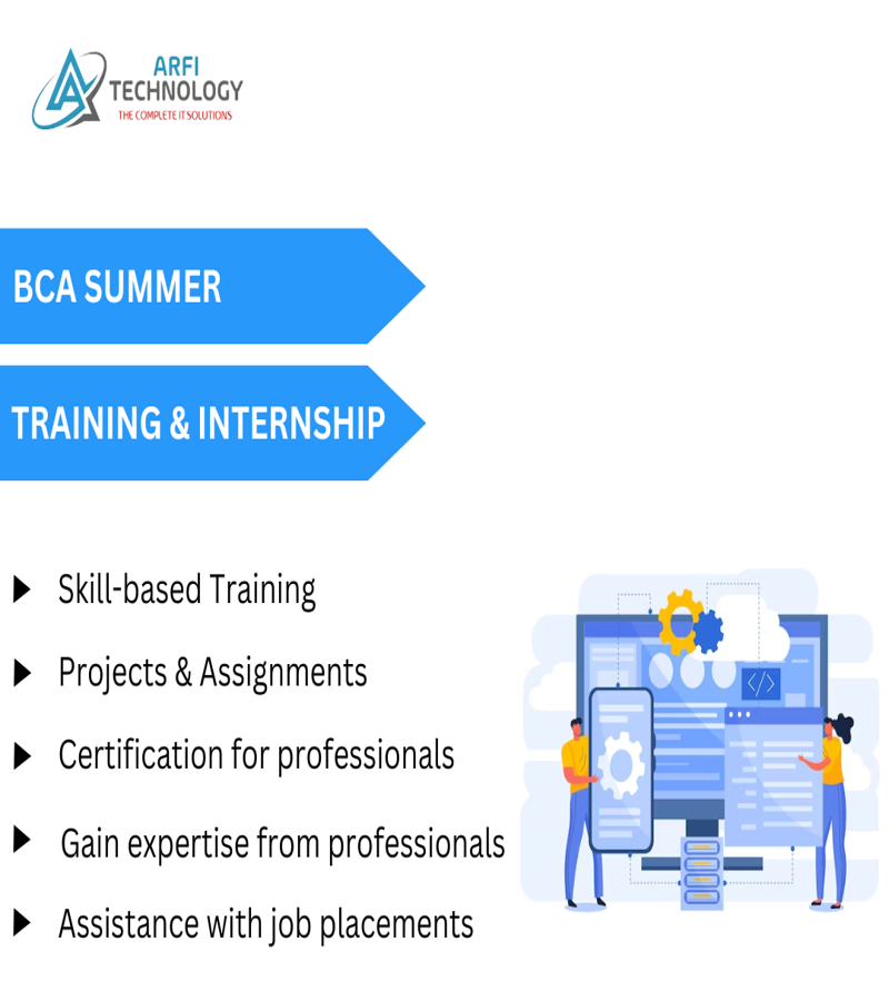 Summer Training and Internship for BCA Students